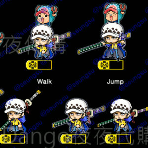 🦌拖拉法爾加・羅 × 喬巴