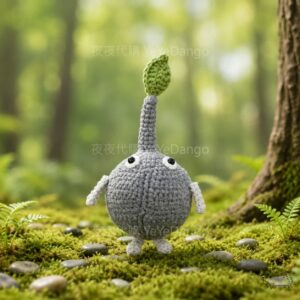 [預購]🌱森林芽芽族吊飾-灰綠葉