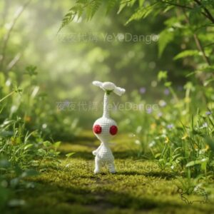 [預購]🌱森林芽芽族吊飾-白白花